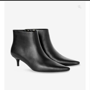 Anine Bing Stella leather boot, black, size 38